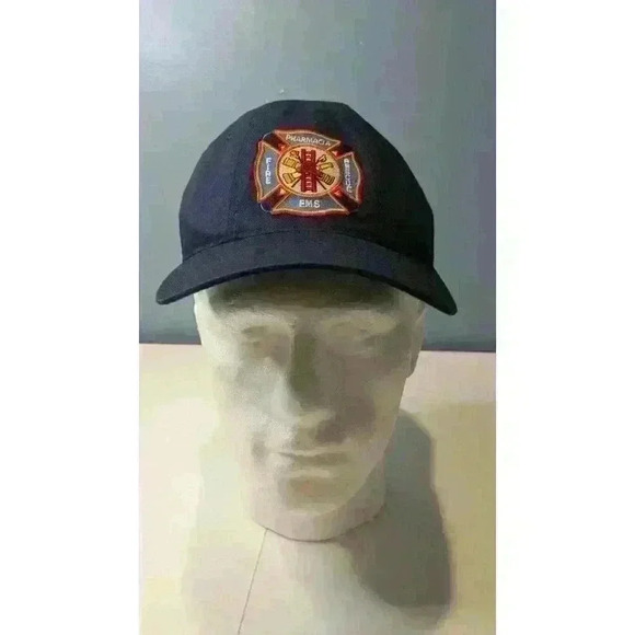 Fire EMS Pharmacia Rescue Blue Baseball Hat Snapback - Picture 1 of 9
